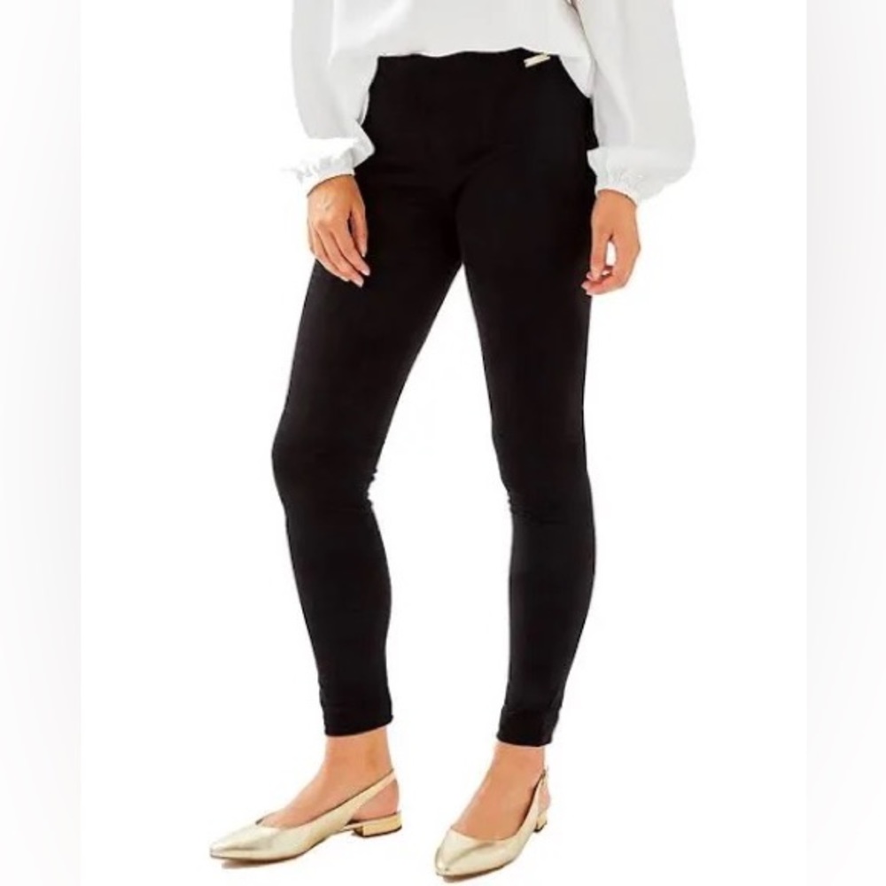 NWT Lily Pulitzer Anika High-Rise Ultra Suede Pant